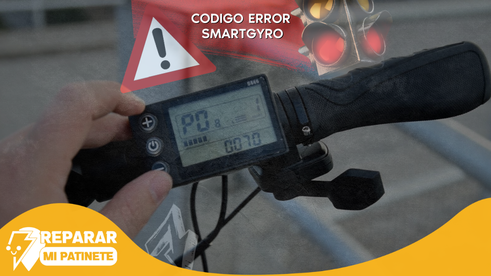 Códigos de error en patinete Smartgyro Rockway, Crossover, Speedway, Crossover dual pro