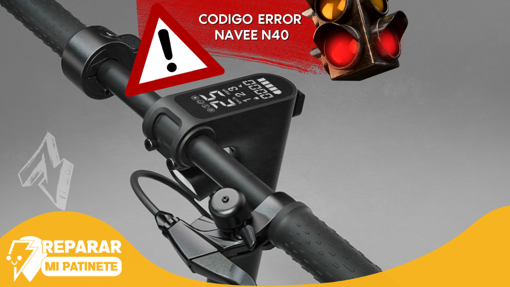 Codigo error patinete electrico Navee N40