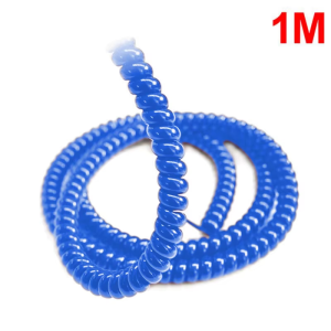 Cubre cable azul (brillante) – 1 metro