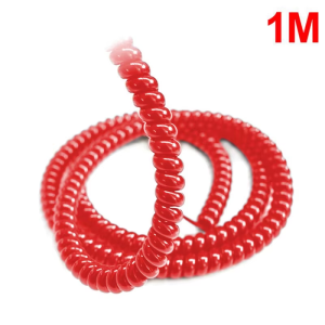 Cubre cable Rojo (brillante) – 1 metro