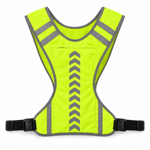 Chaleco Reflectante Ajustable con Bolsillo Verde