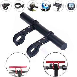 (Negro) Soporte Manillar Patinete Extensor Accesorios