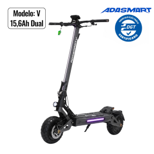 Adasmart V 15,6Ah  Patinete Eléctrico 48V 15,6Ah Doble Motor Homologado DGT