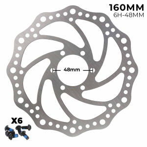 Disco de freno 160mm – Dentado (6H -48MM)