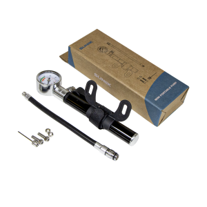 Inflador manual con barómetro