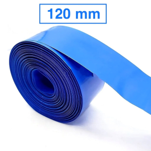 Tubo termorretráctil azul 120 milímetros – 1M