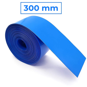 Tubo termorretráctil azul 300 milímetros – 1M