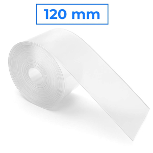 Tubo termorretráctil transparente 120 milímetros – 1M