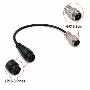 Cable convertidor (GX16 a LP16) [3 Pines]