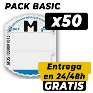 Pack Basic: 50 Matrículas