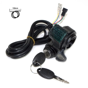 Llave de encendido con voltímetro y acelerador – Conector SM