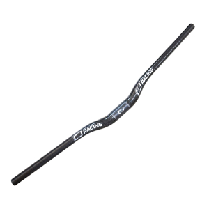 Manillar de Bici MTB Fibra de Carbono Color Plata CJ Racing