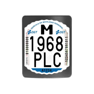 Placa matrícula de guardabarros pro de xiaomi ( pack 5 unidades)