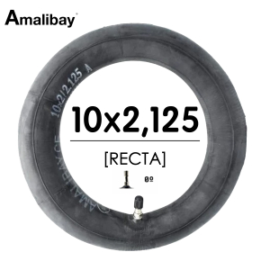 Cámara de aire 10×2/2,125 (válvula recta) – Premium [Amalibay]