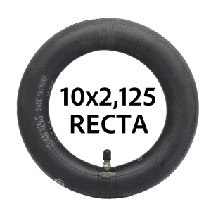 Cámara de aire 10×2,125 (válvula recta)  – Premium [Yuanxing]
