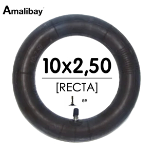Cámara de aire 10×2,5 (válvula recta)  – Premium [Amalibay]