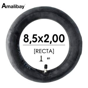Cámara de aire 8,5×2 (válvula recta) Semireforzada – Premium [Amalibay]