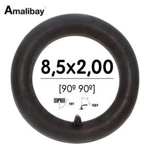 Cámara de aire 8,5×2 (50/134) (válvula 90º 90º)  – Premium [Amalibay]