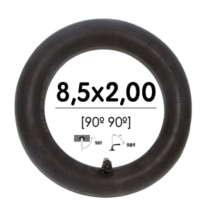 Cámara de aire 8,5×2-156 (válvula 90º 90º)