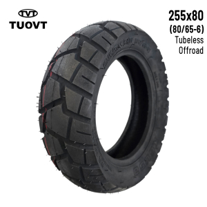Rueda Cubierta offroad 10×3-6 (255×80) 80/65-6 Tubeless [Tuovt]