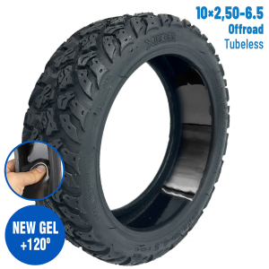 Neumático 10×2,50-6,5 Offroad Tubeless (Con gel antipinchazos) [Xuancheng]