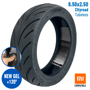 Neumático 9,5×2,50 Tubeless (Con gel antipinchazos) [Xuancheng] – Compatible con Xiaomi