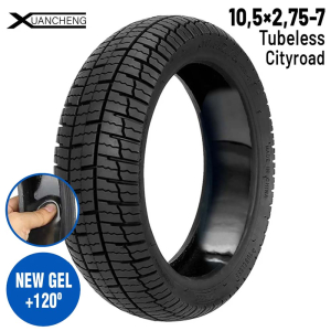 Rueda cubierta 10,5×2,75-7 Tubeless [Xuancheng] (Gel antipinchazos)