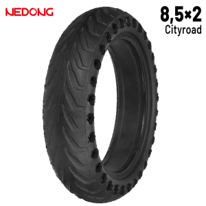 Rueda maciza 8,5×2 Agujereada NEGRA Para Xiaomi [Nedong]