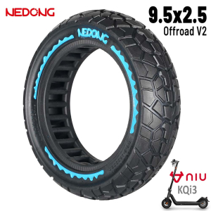 Rueda maciza azul ultraligera 9,5×2,5 (Versión offroad V2) [Nedong]