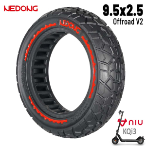 Rueda maciza roja ultraligera 9,5×2,5 (Versión offroad V2) [Nedong]