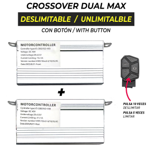 Controladoras Smartgyro deslimitables para Crossover Dual Max (delantera + trasera) – Homologado